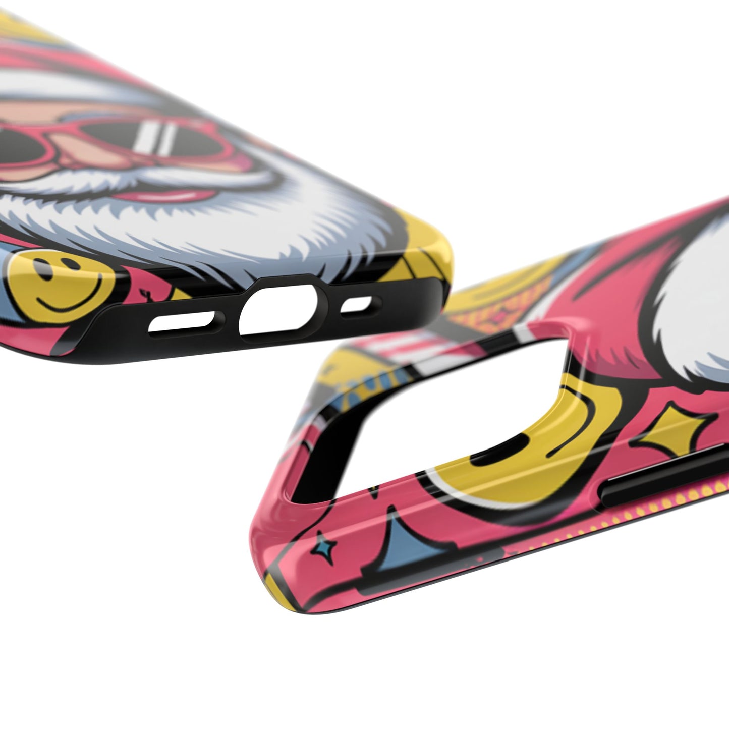 Pop Art Santa Sunglasses Tough Phone Case for Holiday Vibes