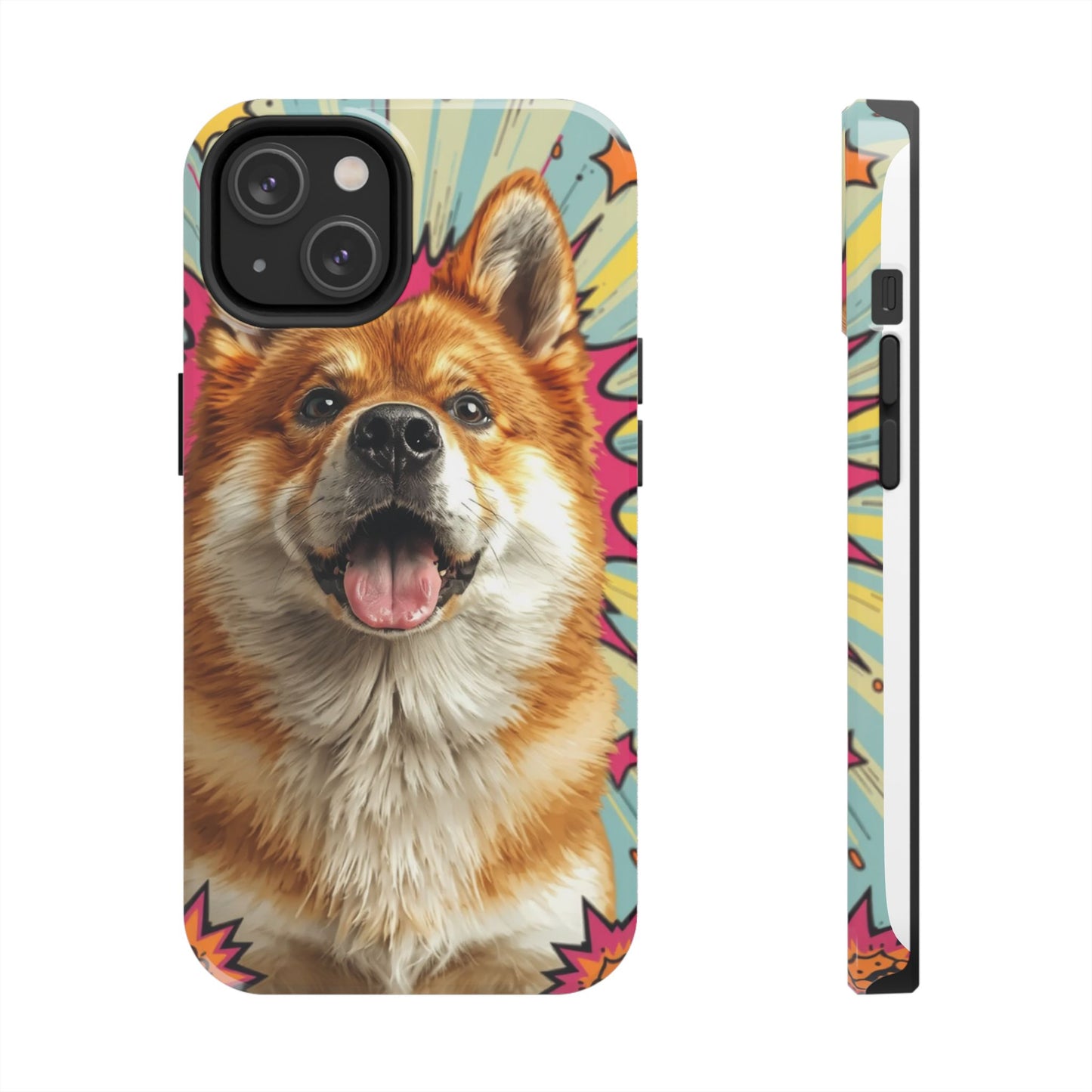 Playful Dog Tough Phone Case - Durable & Stylish Pet Lover Gift