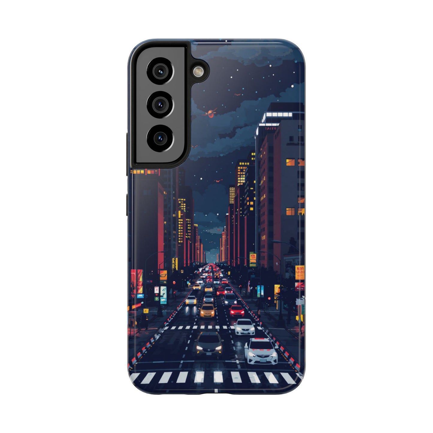Urban Nightlife Tough Phone Case - Durable & Stylish Protection