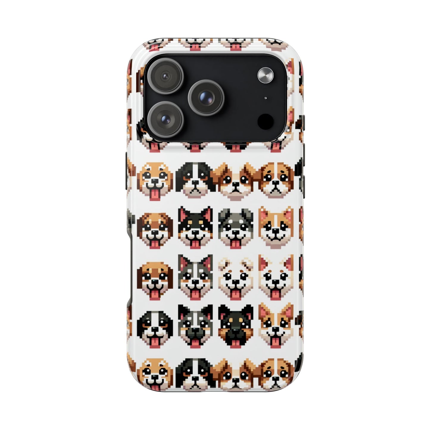 Pixelated Dog Breed Tough Phone Case - Cute, Durable Protection for Pet Lovers - for iPhone