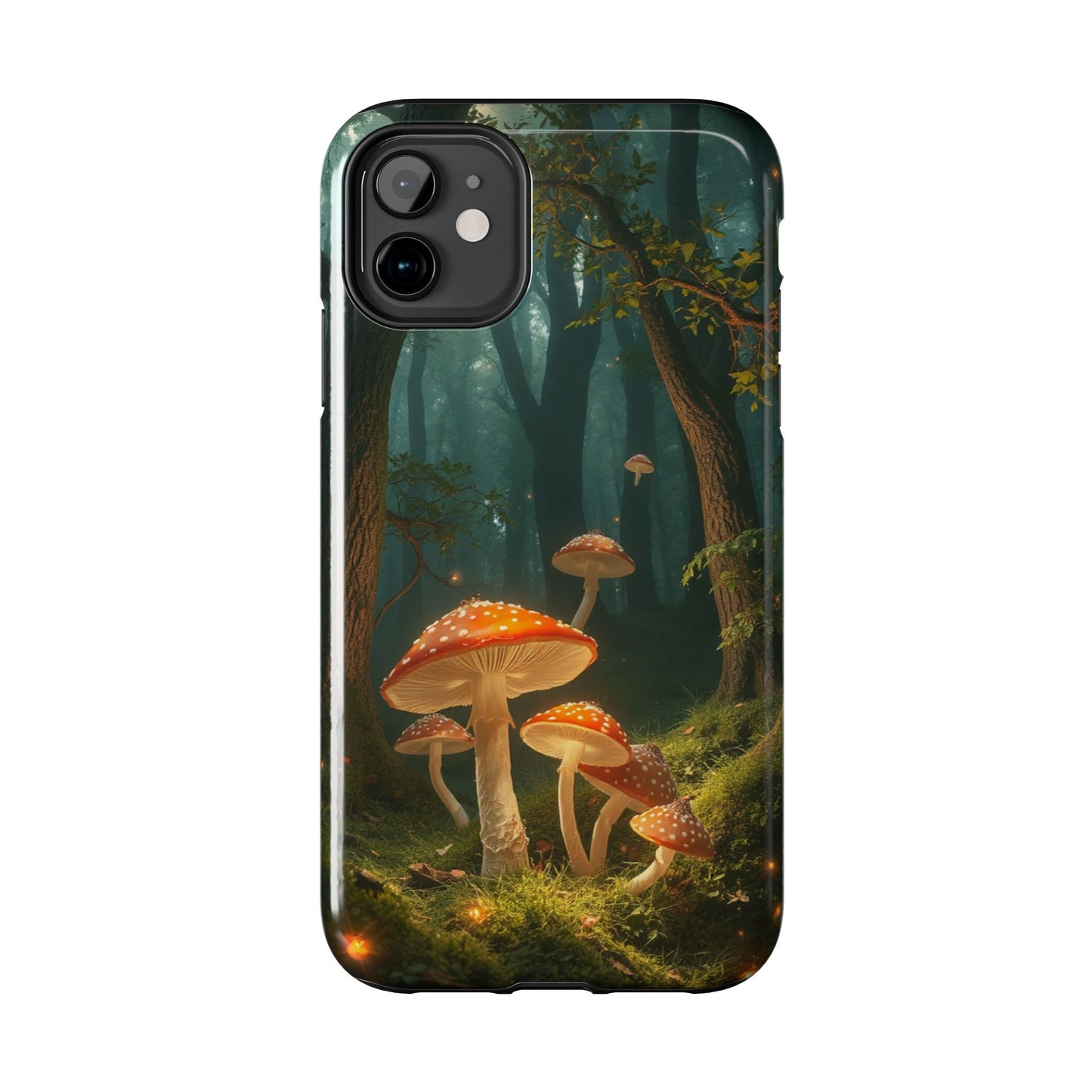 Whimsical Mushroom Tough Phone Case - Forest Fantasy Design