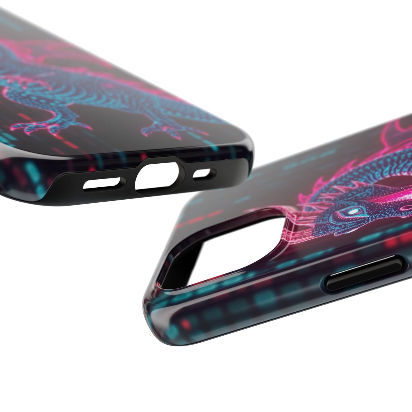 Electrifying Dragon Phone Case - Tough, Stylish Protection for Fantasy Lovers