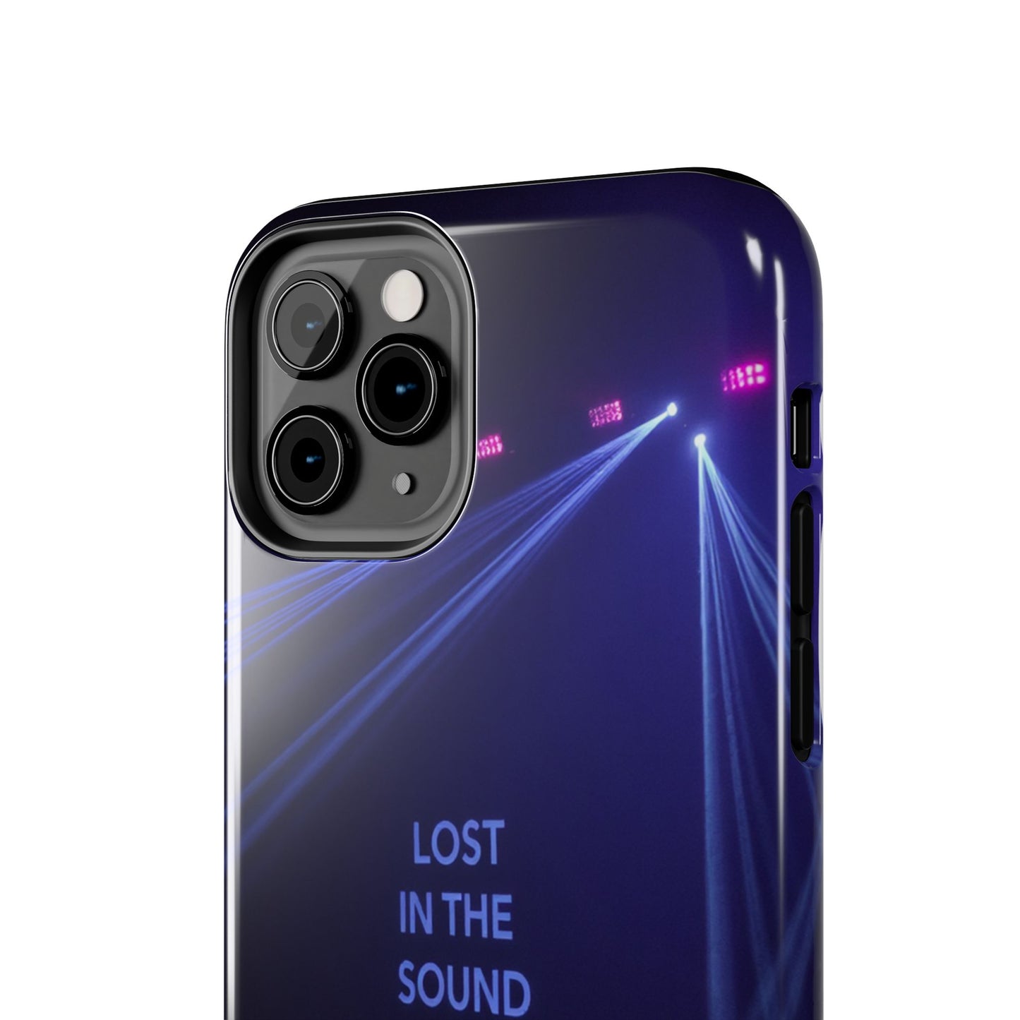 Vibrant Tough Phone Case - 'Lost in the Sound' Design for Music Lovers