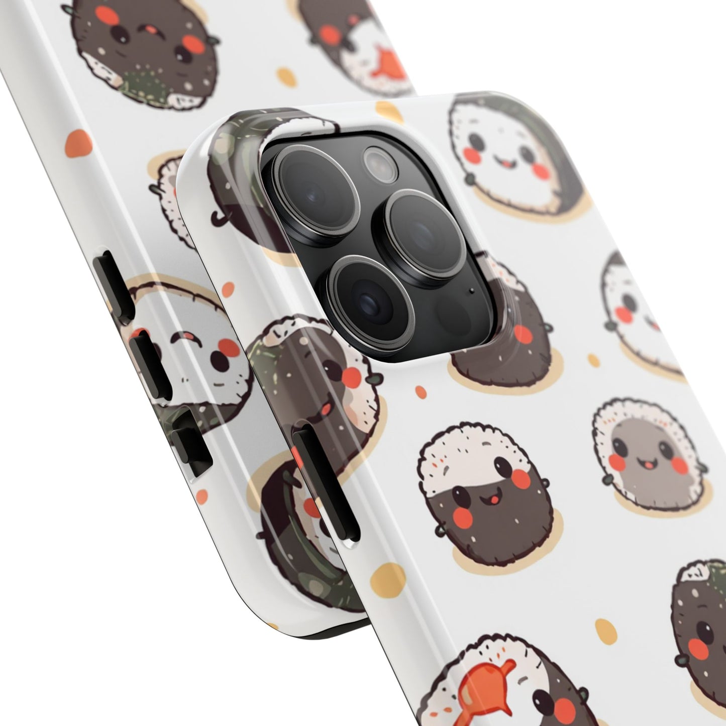 Cute Sushi Tough Phone Case - Kawaii Design for Food Lovers