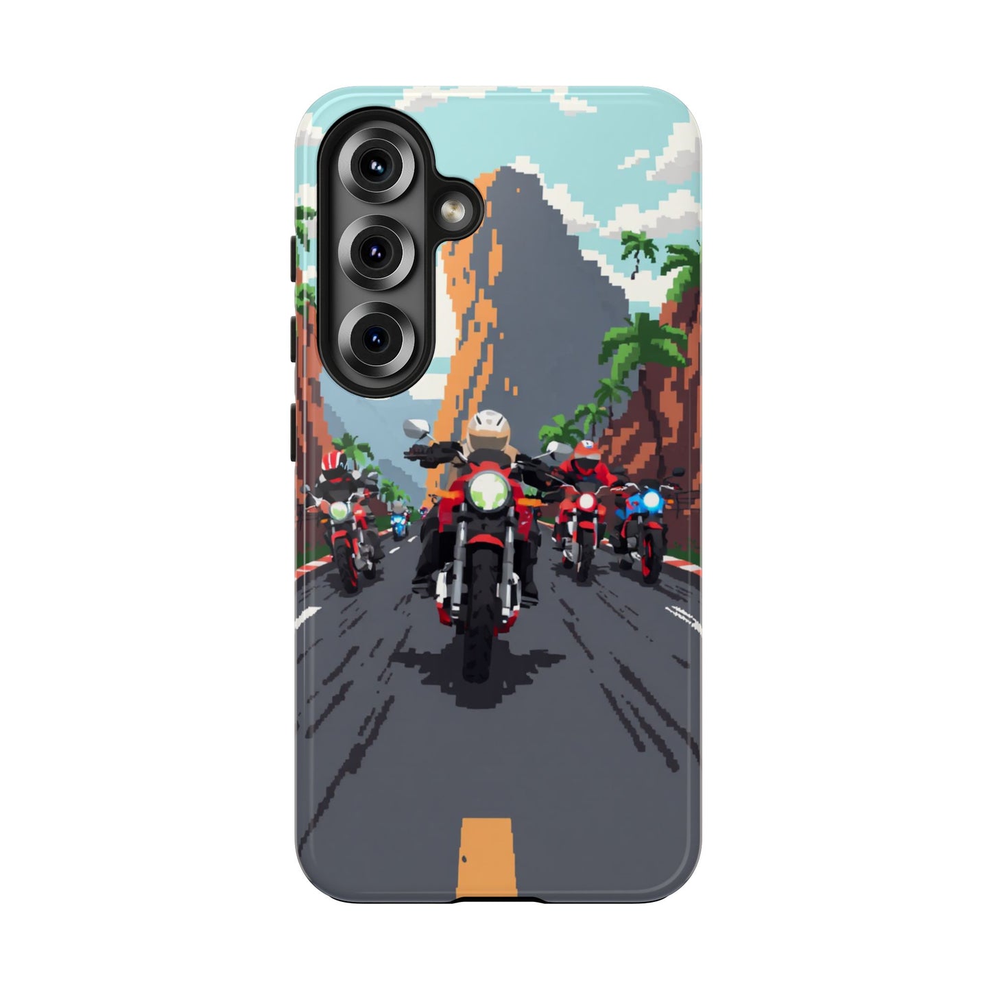 Retro Biker Tough Phone Case - Perfect for Motorcycle Lovers
