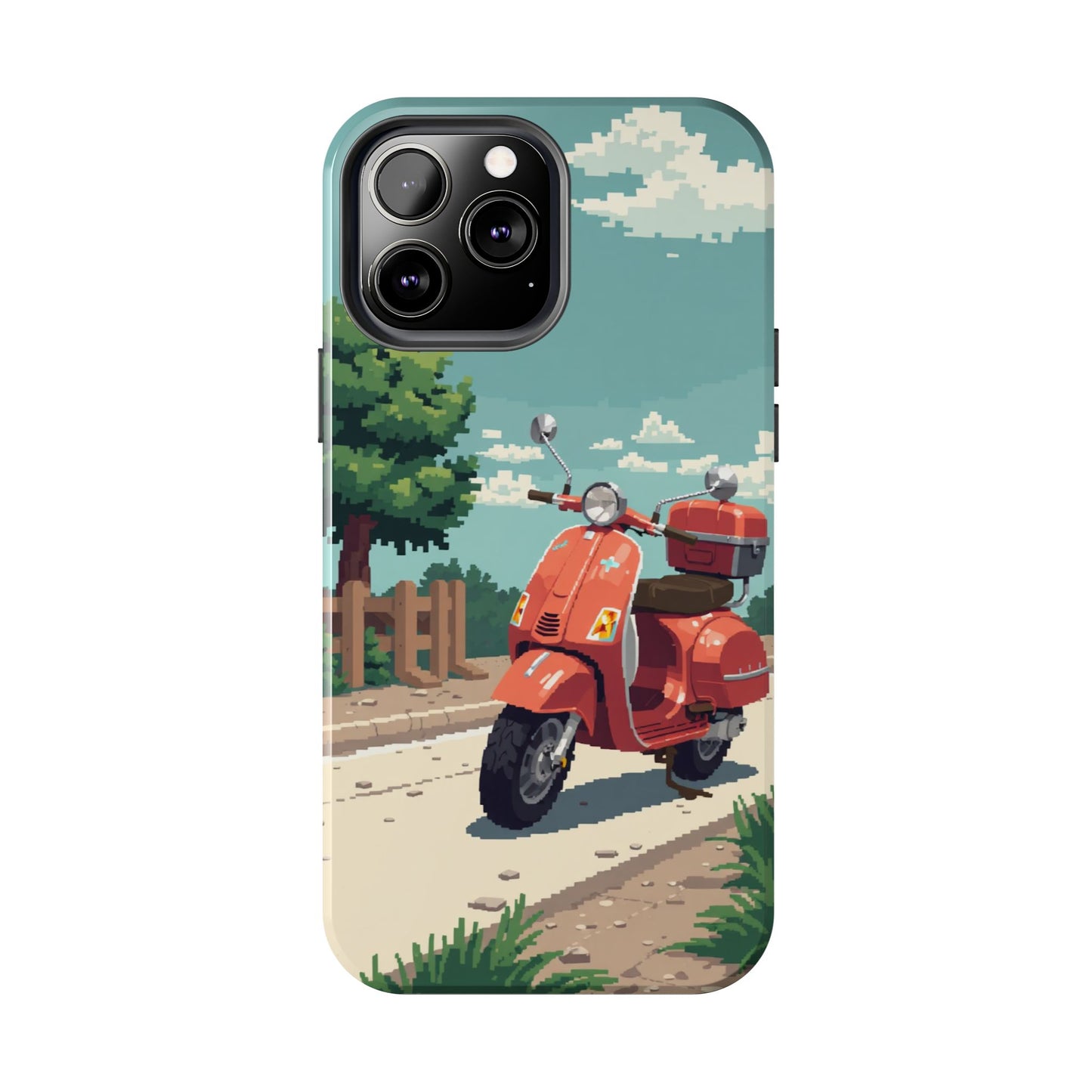 Retro Scooter Phone Case - Tough & Stylish Protection