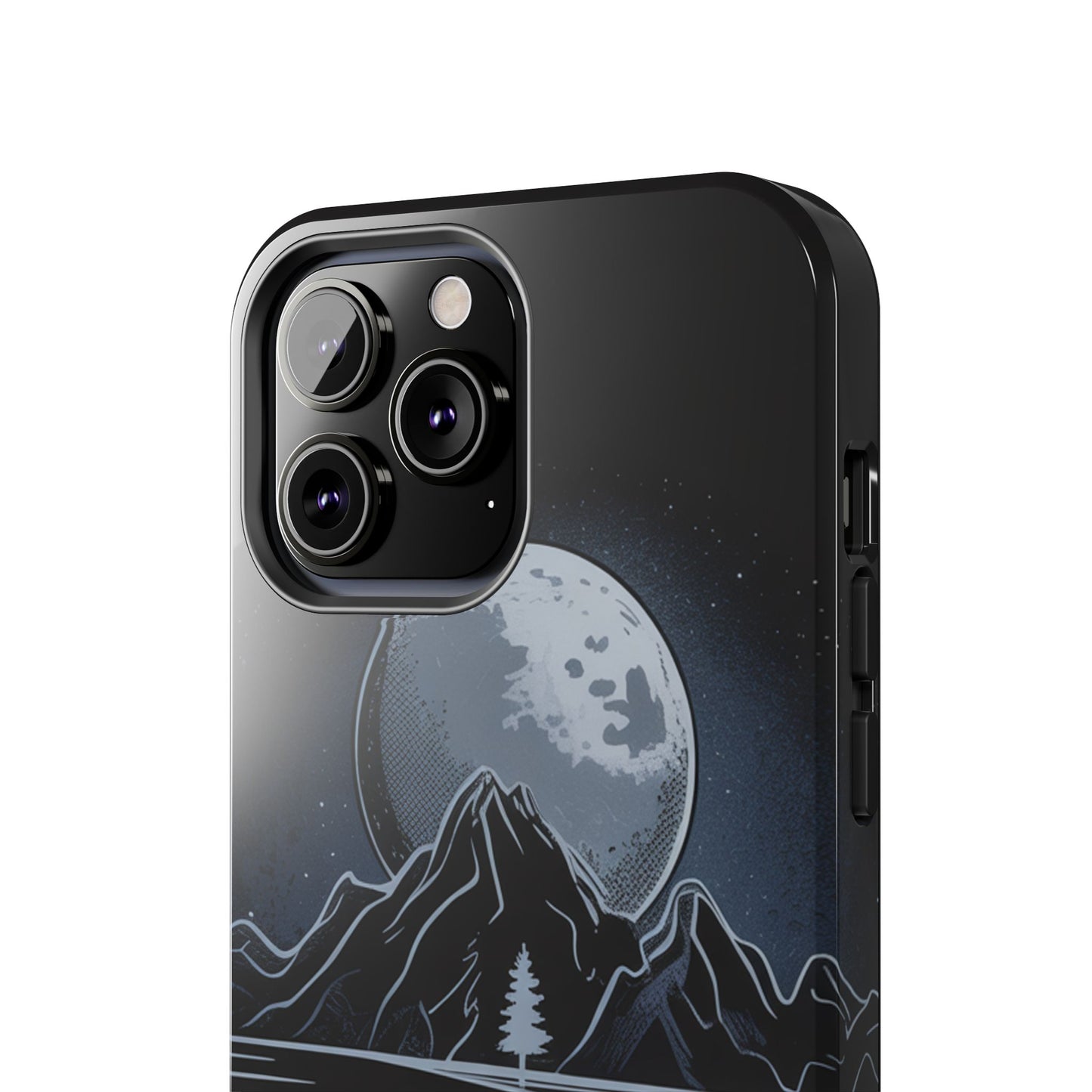 Moonlit Mountain Tough Phone Case Dark Fantasy