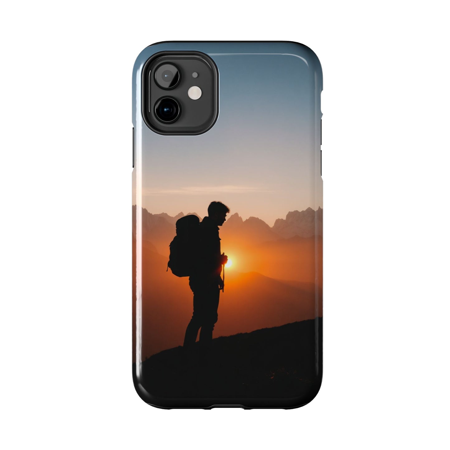 Explorer Adventure Sunset Mountain iPhone Case
