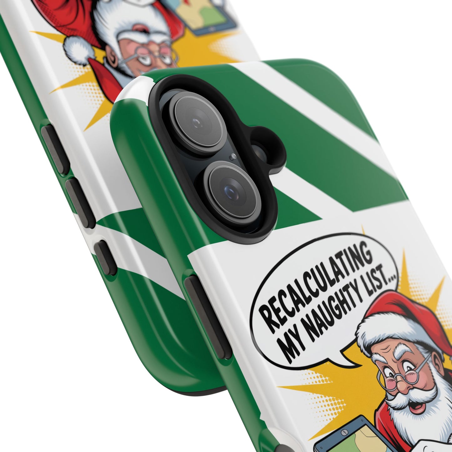 Santa Naughty List Phone Case - Tough & Fun Holiday Protection
