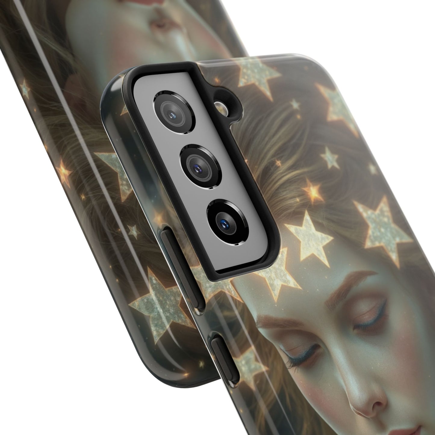 Celestial Dream Tough Phone Case - Artistic Starry Design for Style Enthusiasts