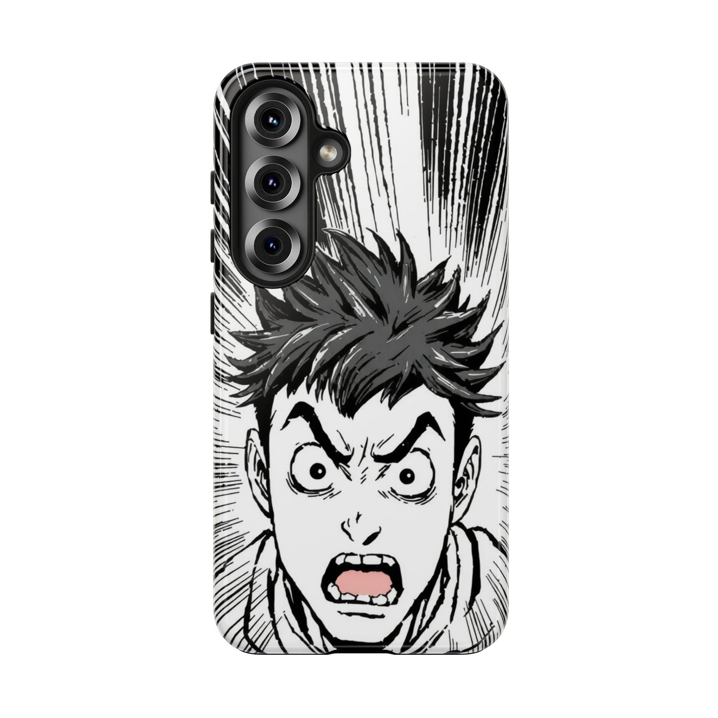 Intense Graphic Phone Case - Tough Design for Anime Fans