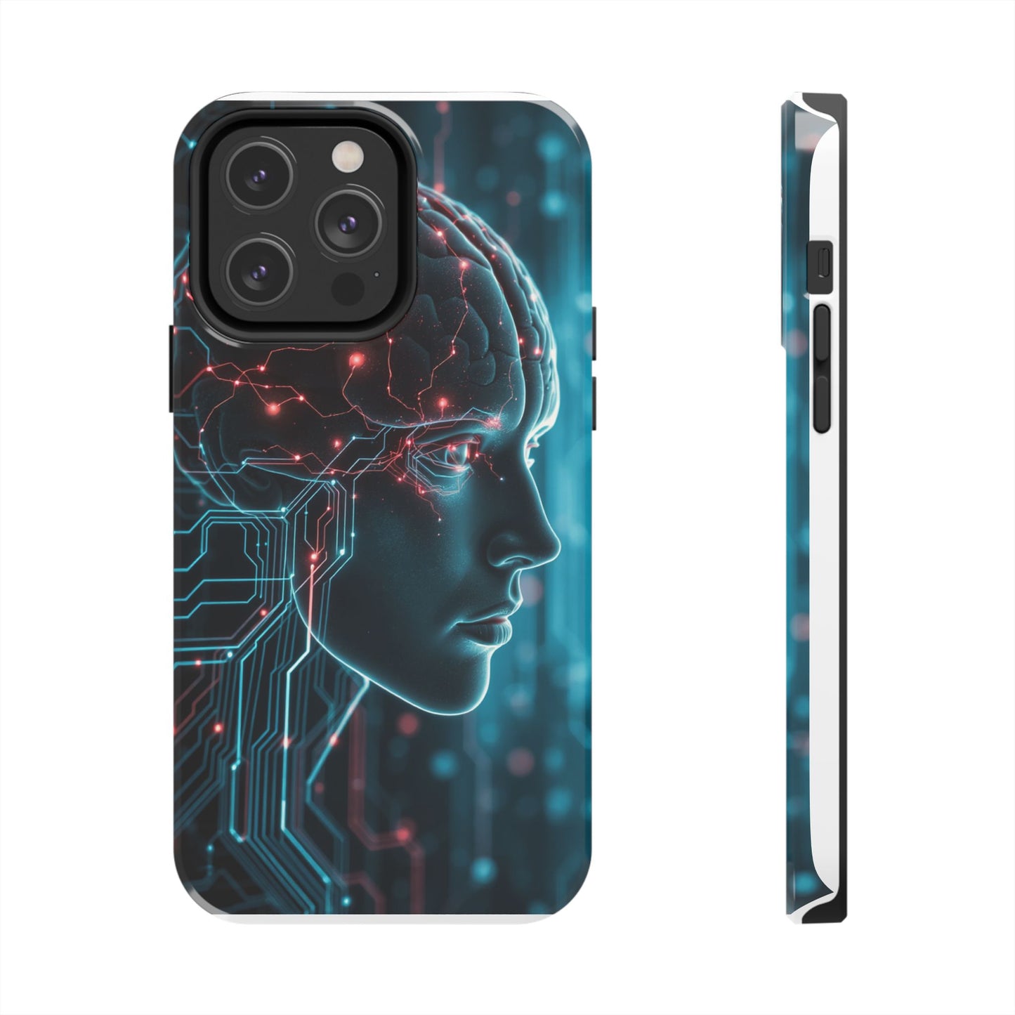 Futuristic Brain Design Tough Phone Case