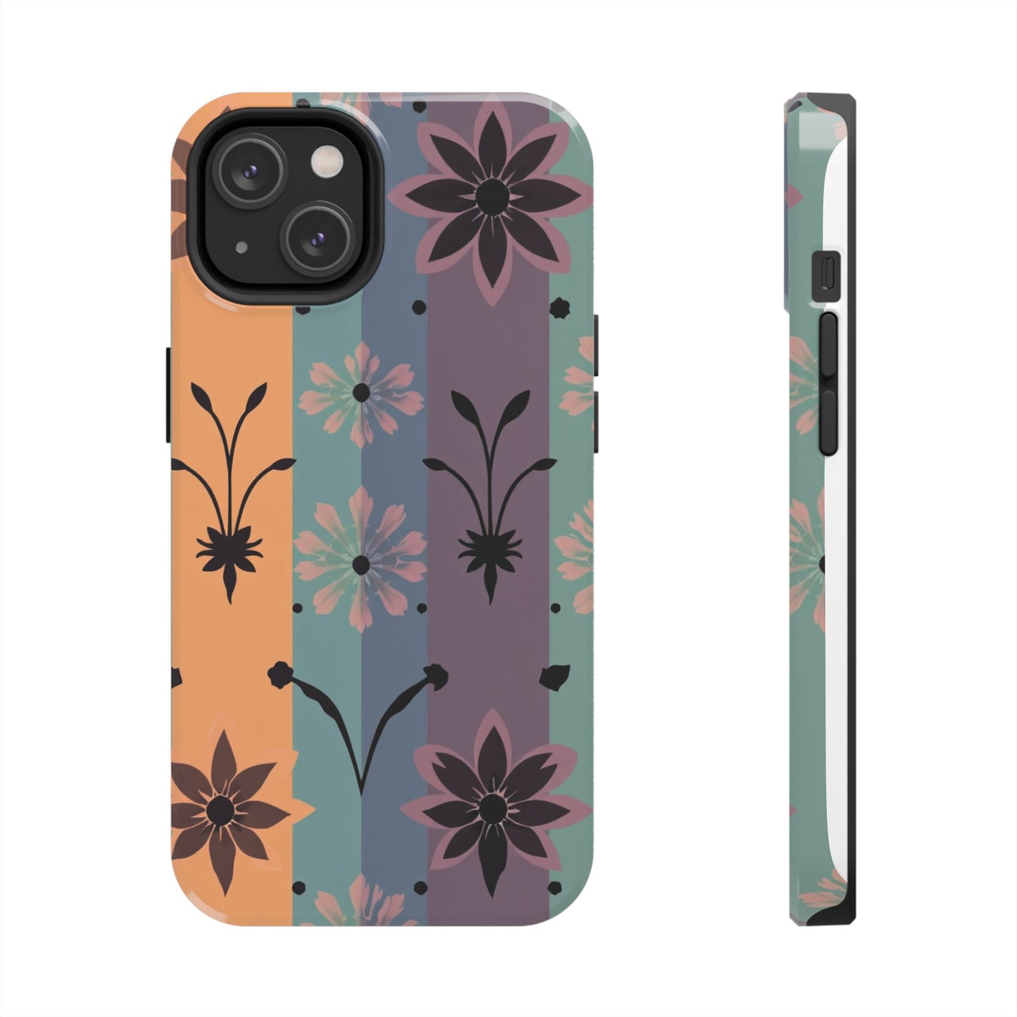 Boho Floral Tough Phone Cases - Durable & Stylish Protection - for iPhone