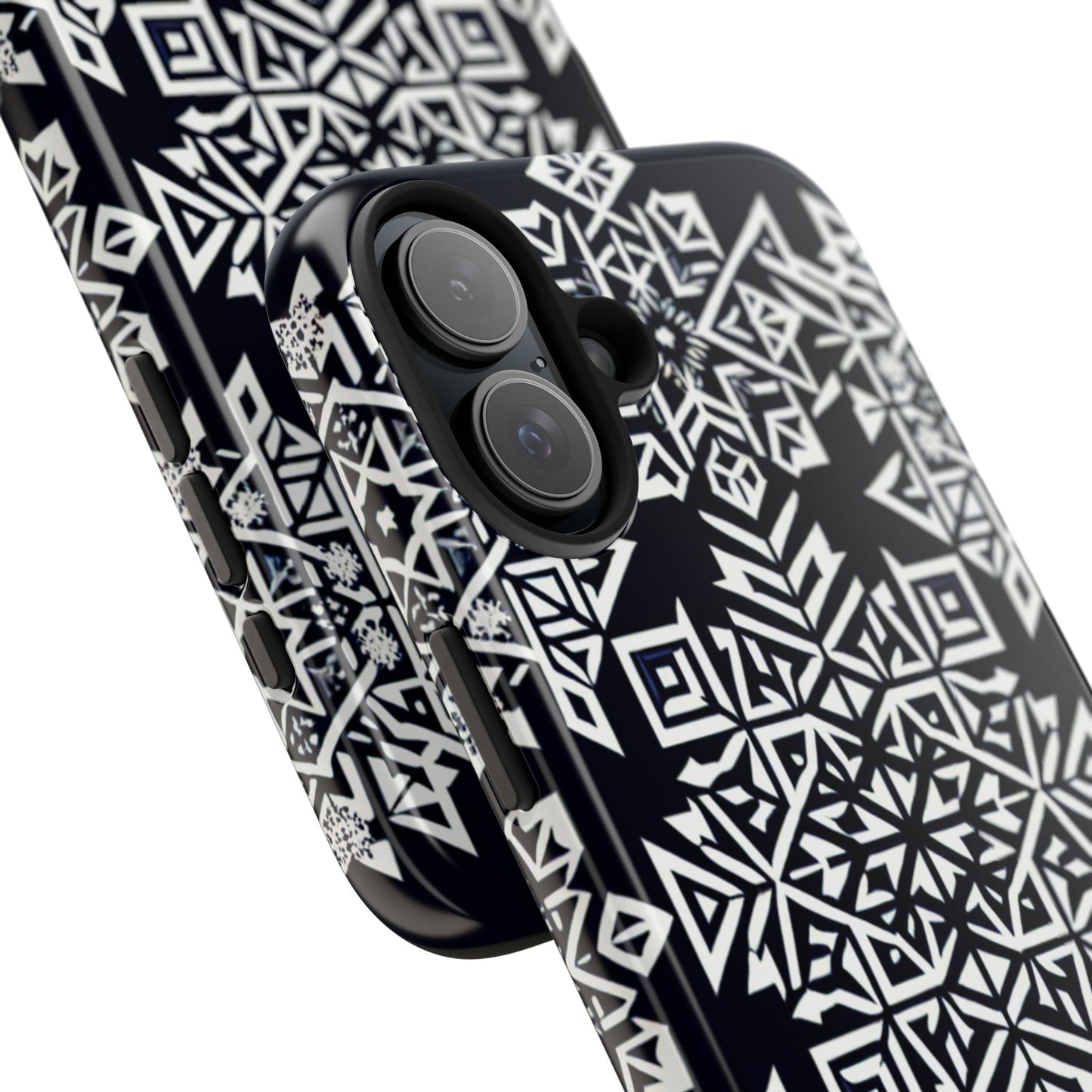 Winter Wonderland Tough Phone Case - Digital Snowflake - for iPhone