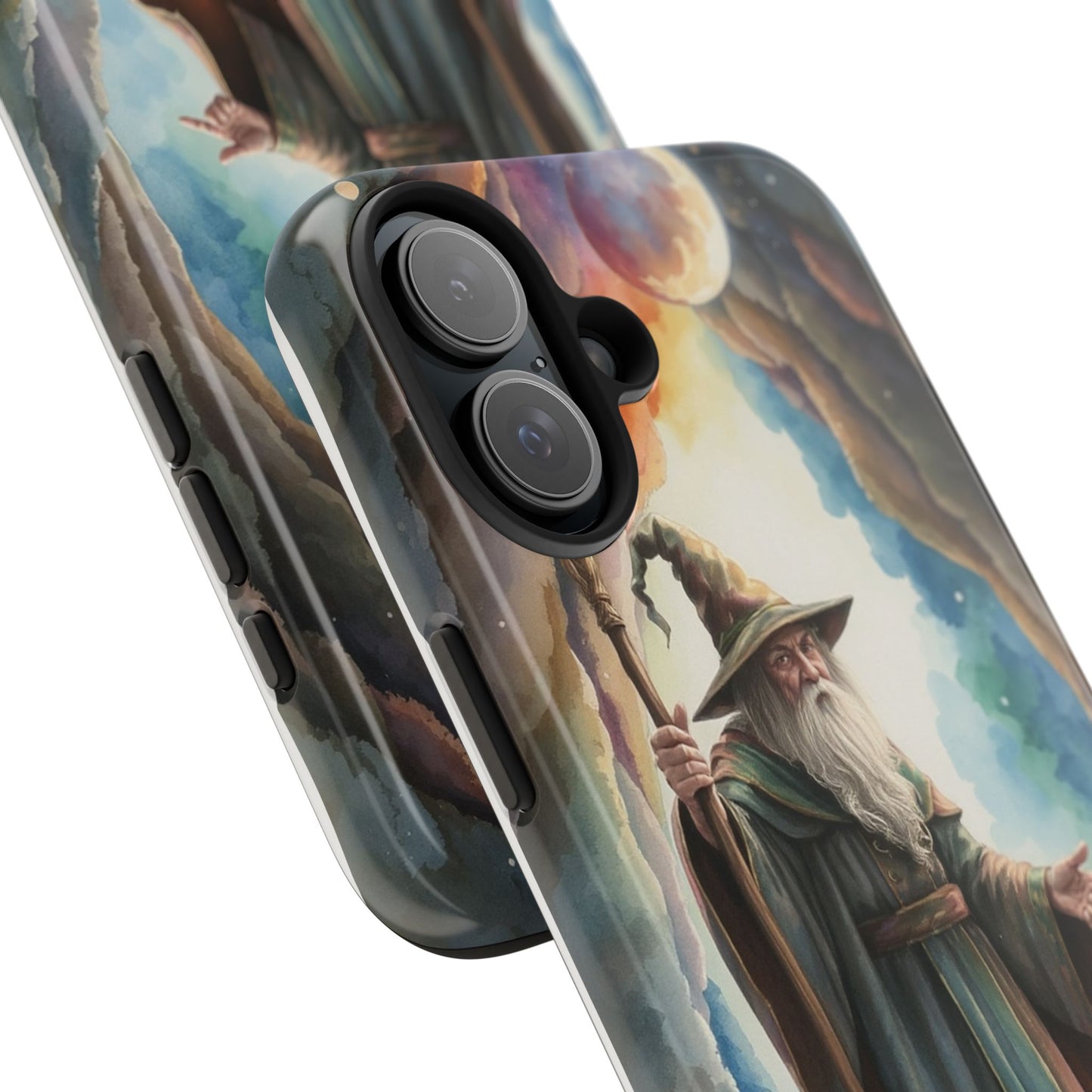 Magical Wizard Phone Case - Tough, Durable Phone Cover for Fantasy Lovers, Geek Gift, Unique Design, Celestial Phone Accessory