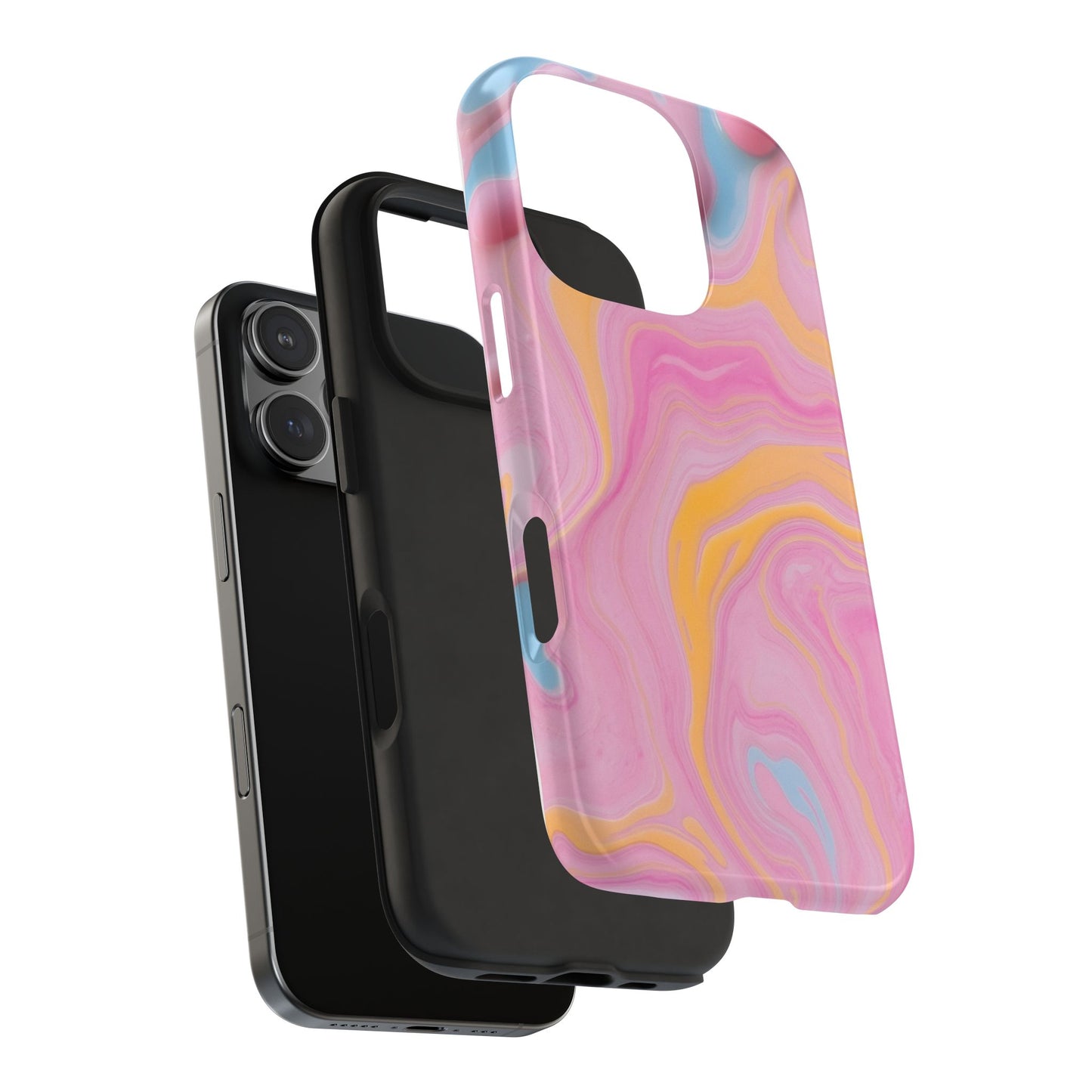 Liquid Candy Abstract Tough Phone Case - Durable Protection with Artistic Design - for iPhone