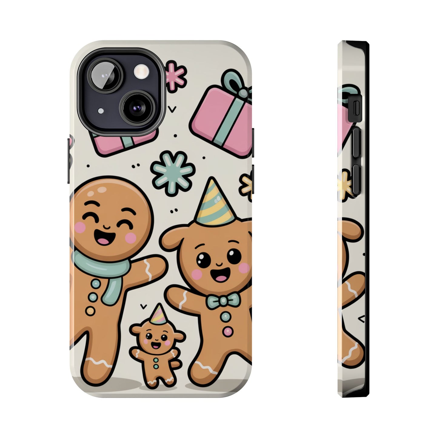 Gingerbread Family Dancing Holiday Phone Case