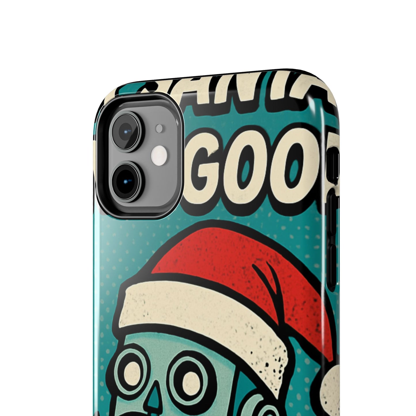 Santa Robot Phone Case - Durable Tough Design for Holidays