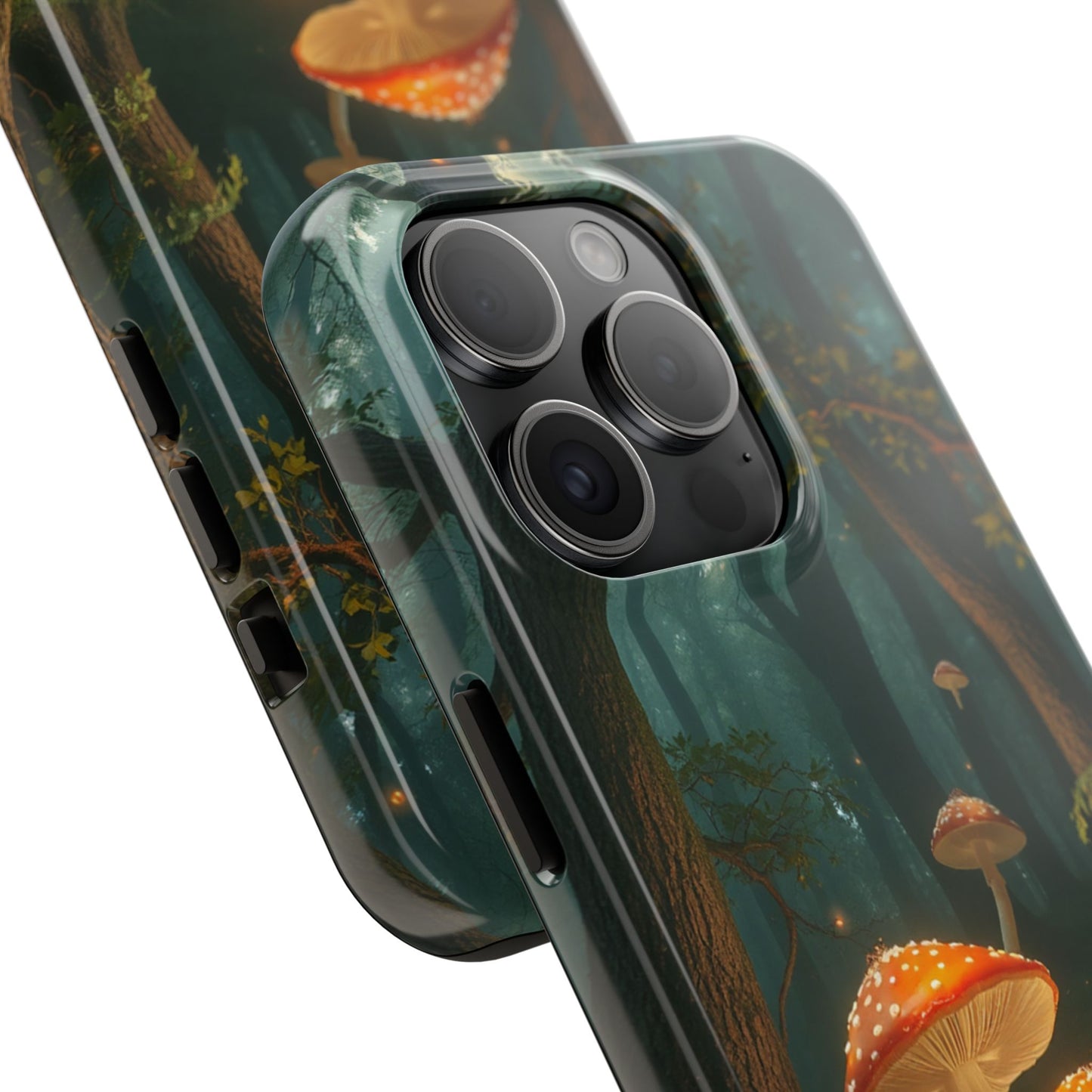 Whimsical Mushroom Tough Phone Case - Forest Fantasy Design