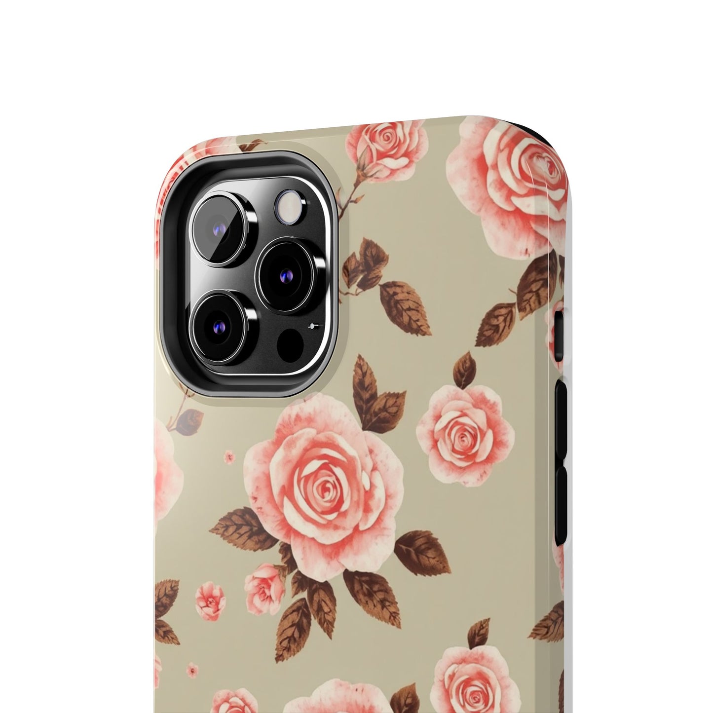 Elegant Floral Tough Phone Case for Stylish Protection - for iPhone