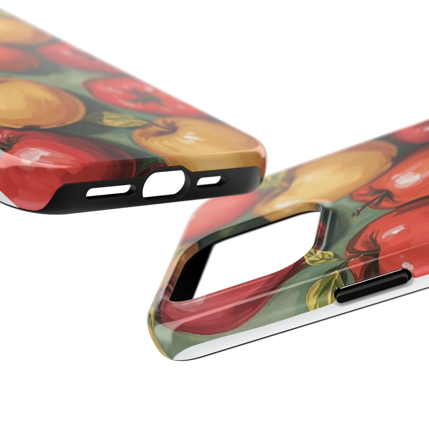 Colorful Painted Apples Art Tough Phone Case - Durable & Stylish Protection - for iPhone