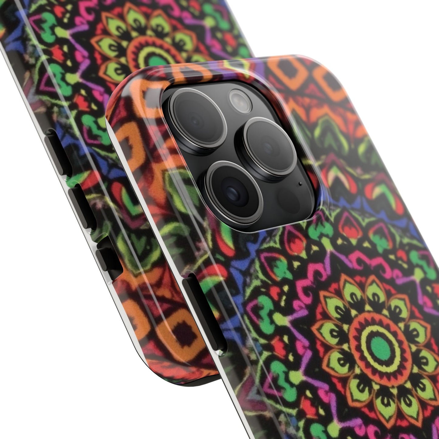 Colorful Mandala Tough Phone Case - Vibrant Designs for Trendy Protection - for iPhone