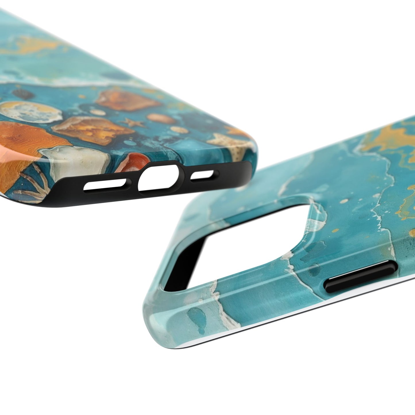 Ocean-Inspired Tough Phone Cases - Coastal Beach Vibe, Easy Accessory for Beach Lovers