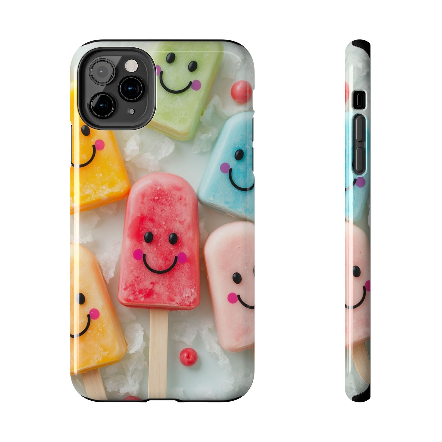 Cute Smile Popsicle Tough Phone Case - Fun Protection for Your Device