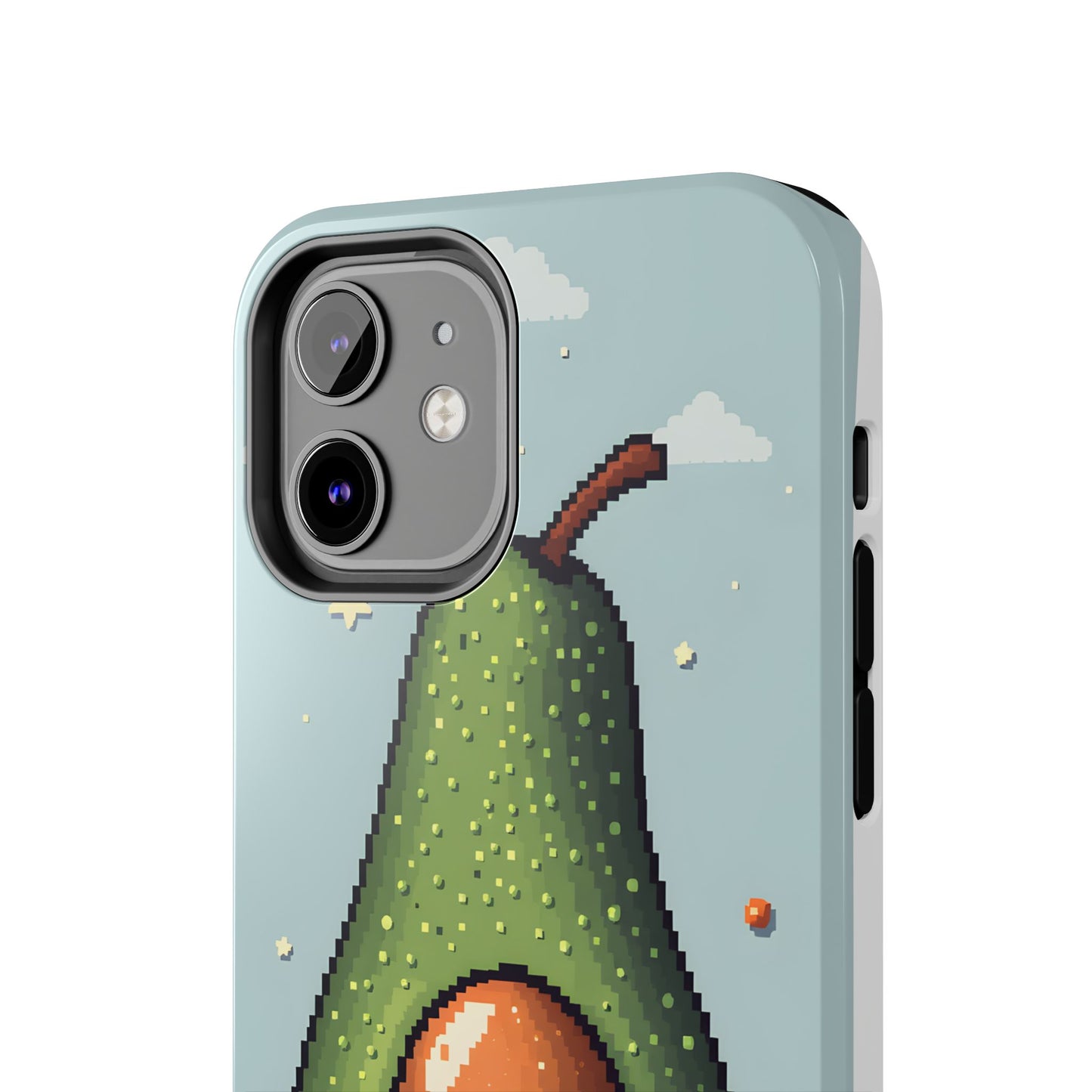 Pixel Avocado Tough Phone Case - Perfect for Foodies & Nature Lovers - for iPhone