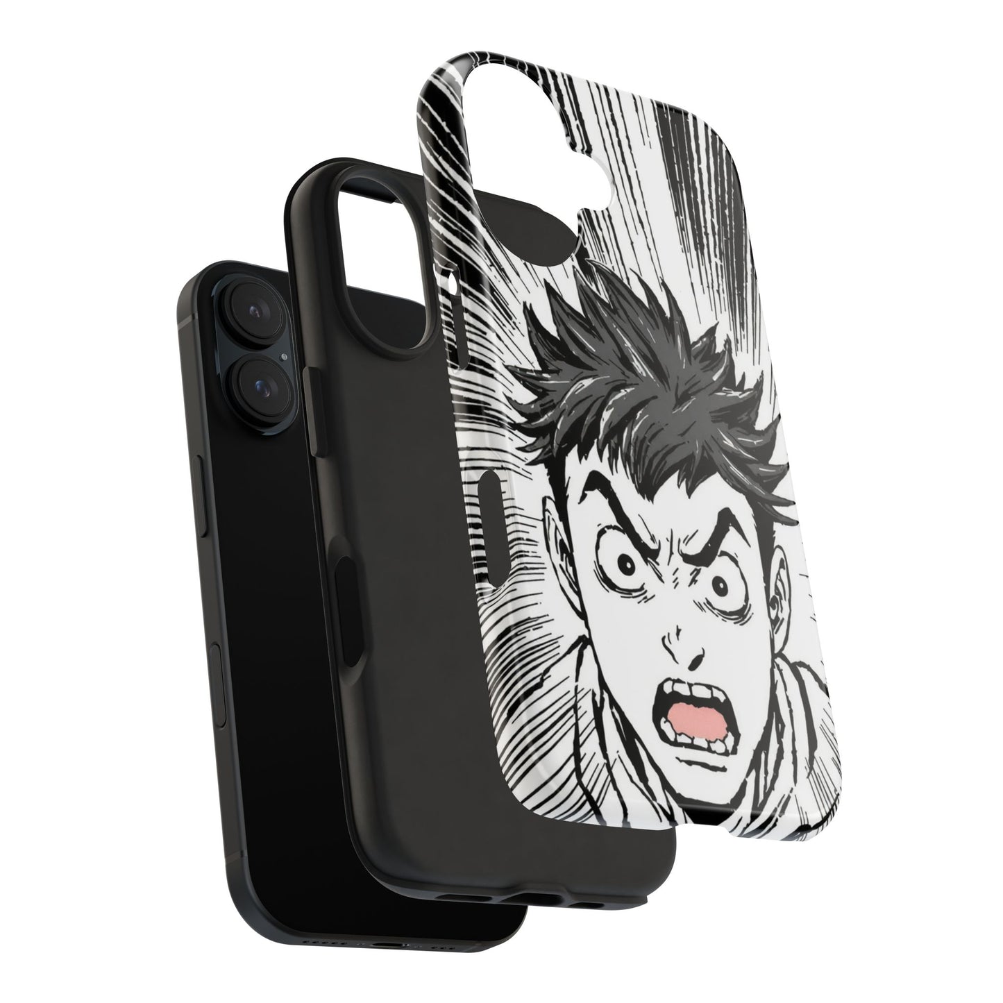 Intense Graphic Phone Case - Tough Design for Anime Fans