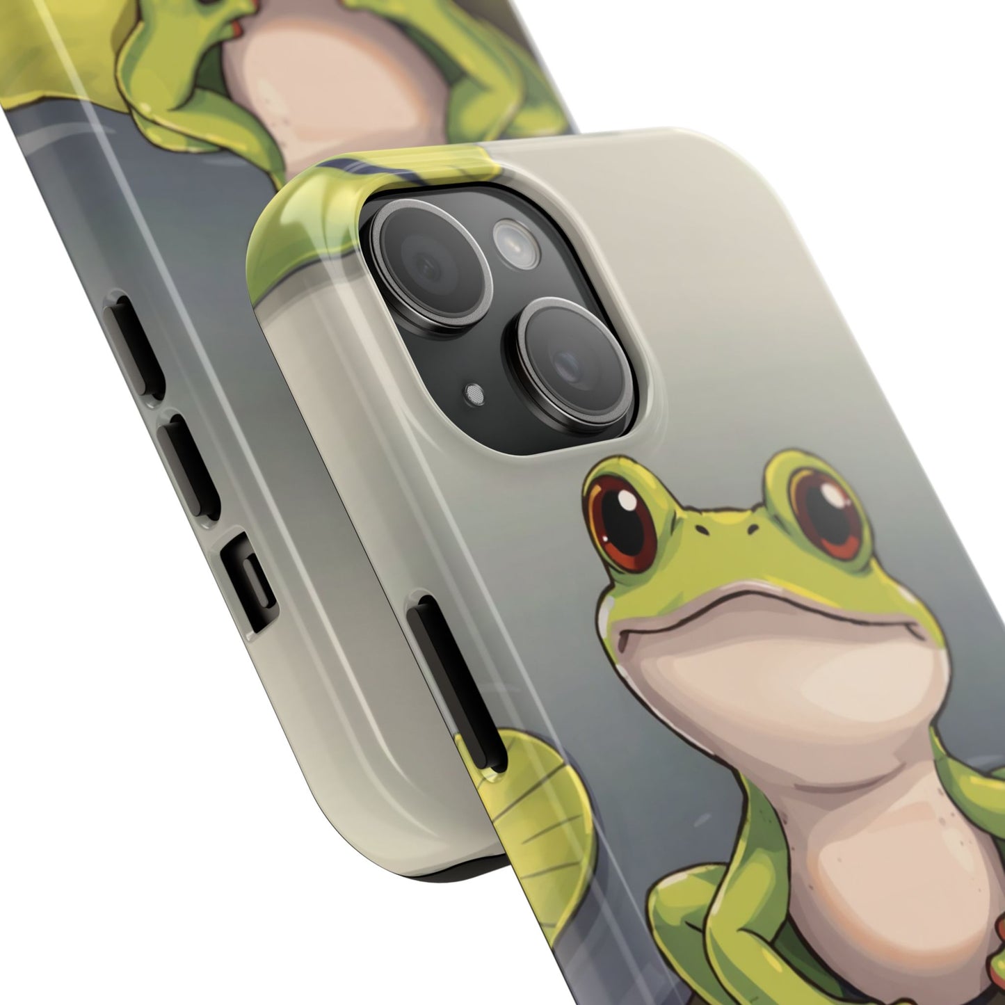 Cute Frog Tough Phone Case - Durable Protection with Nature Vibe