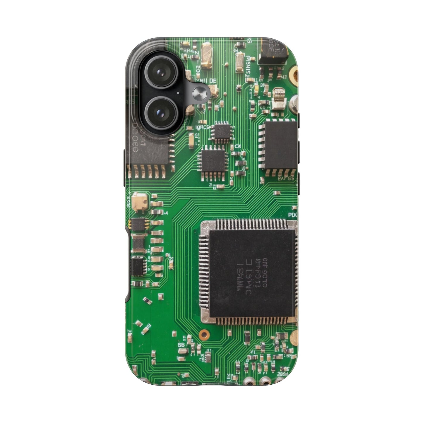 Circuit Board Tough Phone Case - Durable Tech Design