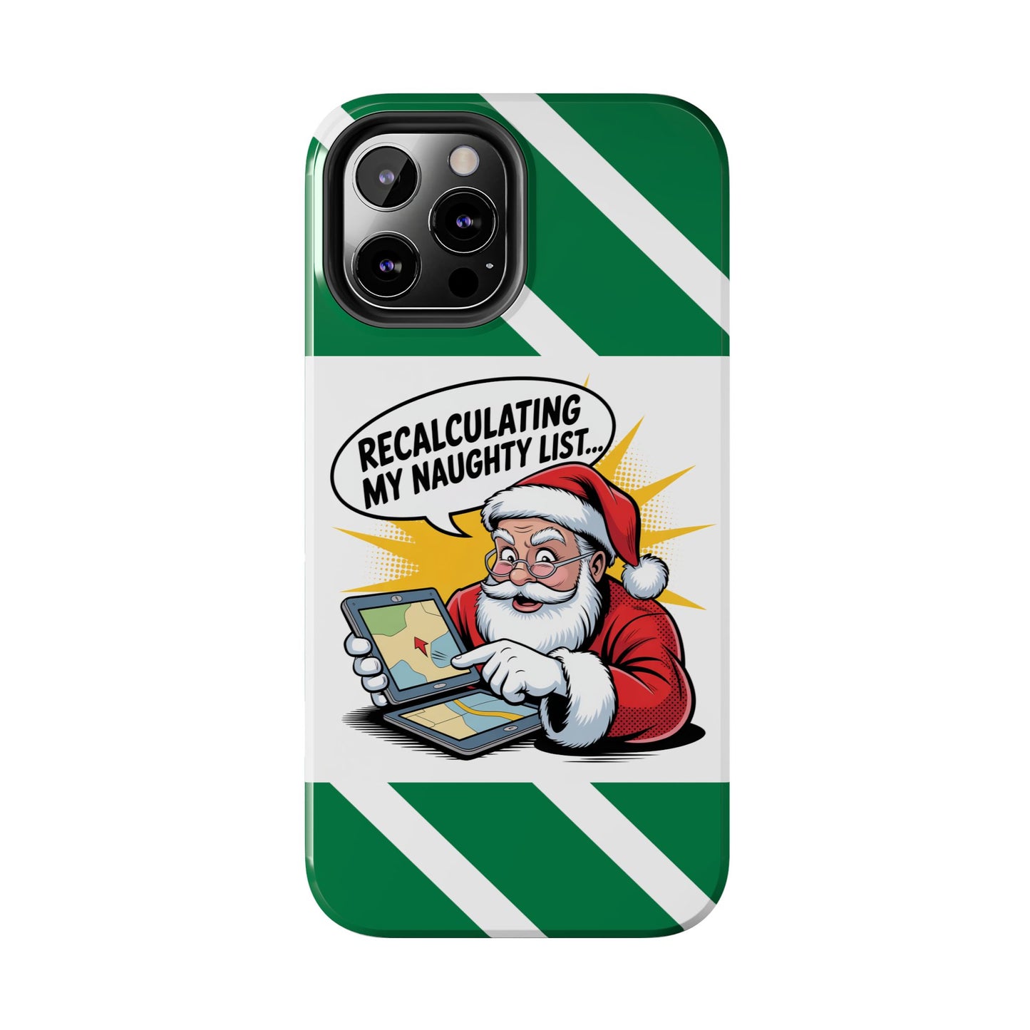Santa Naughty List Phone Case - Tough & Fun Holiday Protection