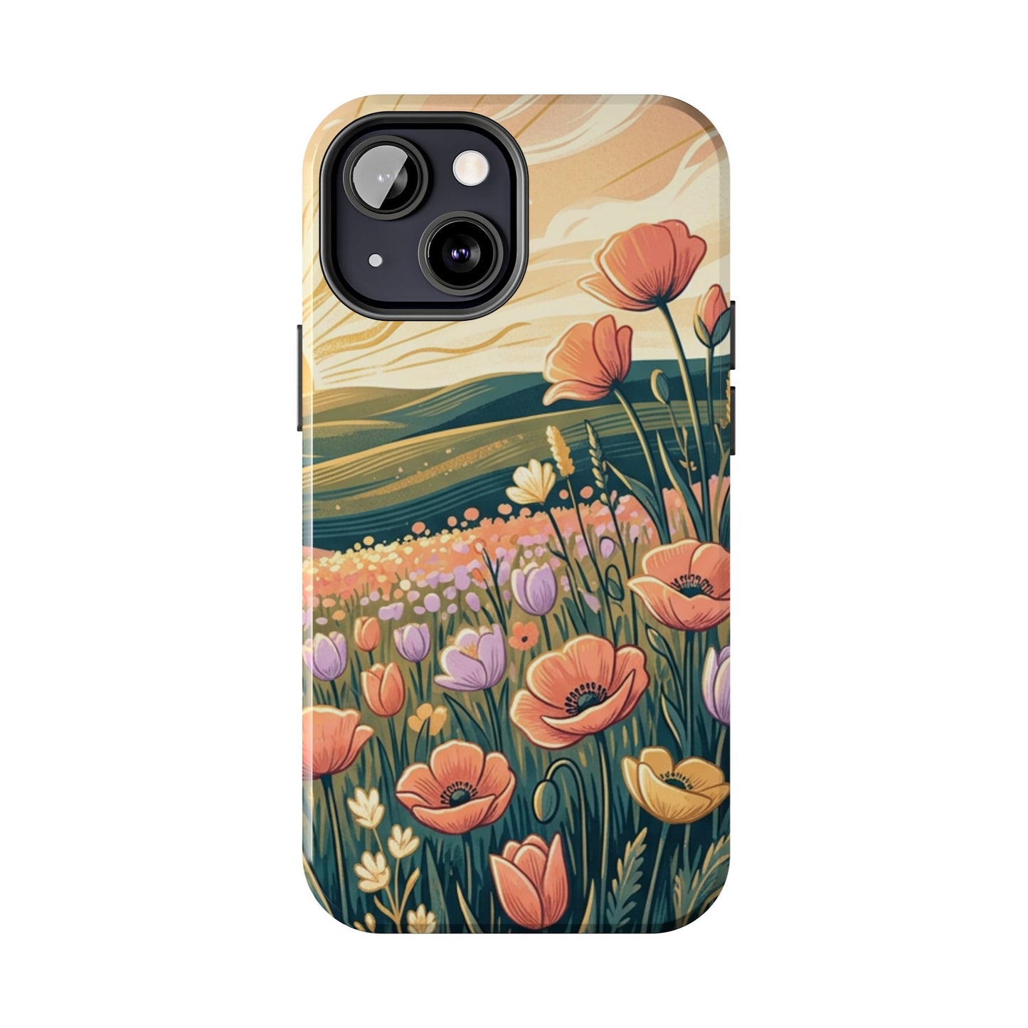 Floral Sunrise iPhone Case — Land of Flowers Design