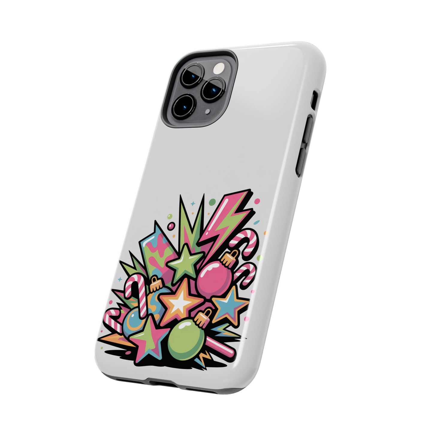 Colorful Explosion Retro Christmas Tough Phone Case