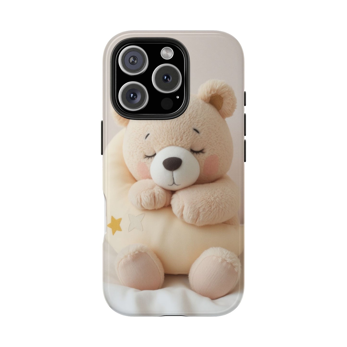 Cute Bear Tough Phone Case - Adorable Baby Animal Design for Kids & Adults