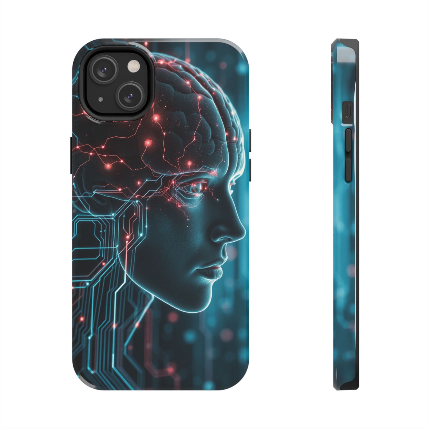 Futuristic Brain Design Tough Phone Case