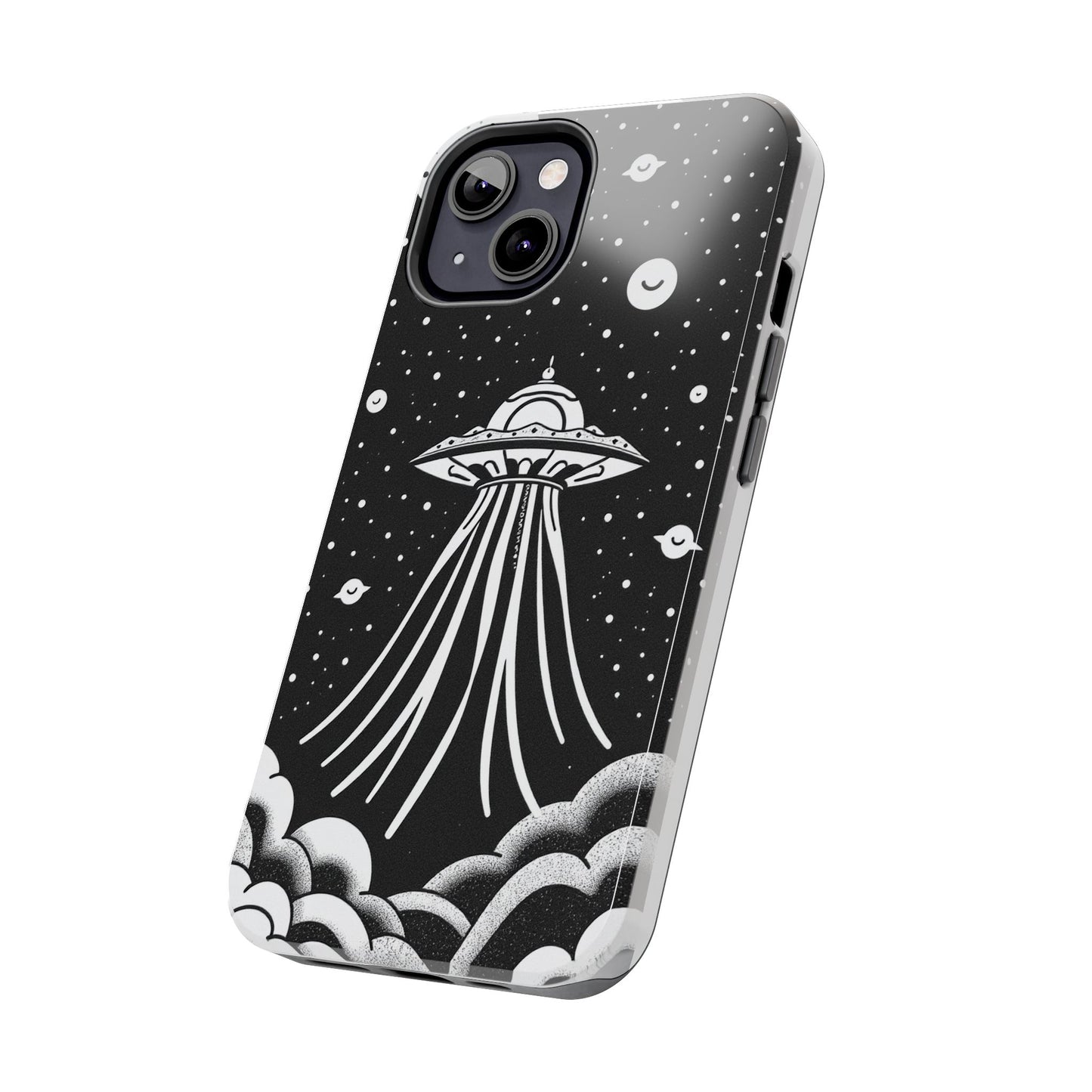 Galaxy UFO Tough Phone Case - Durable Protection with Unique Space Design