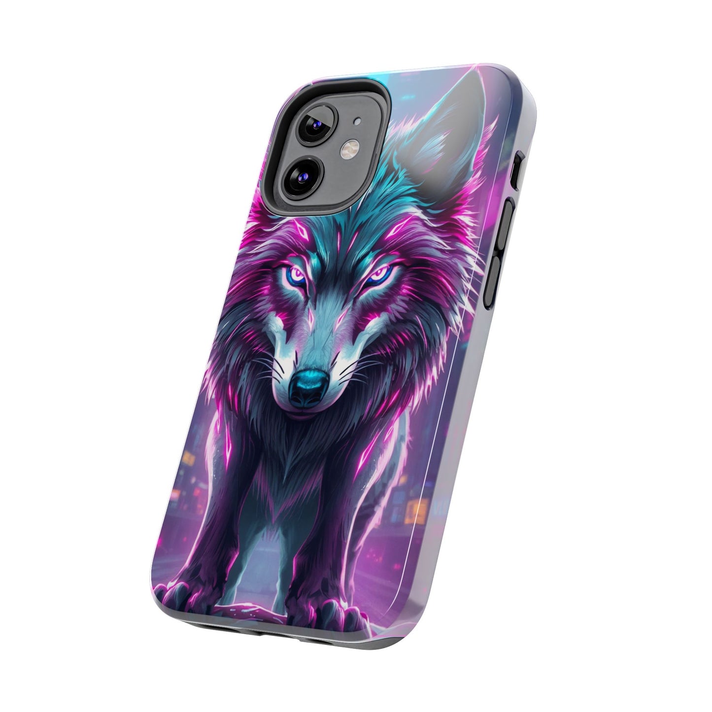 Fierce Wolf Phone Case - Tough & Vibrant Design for Animal Lovers