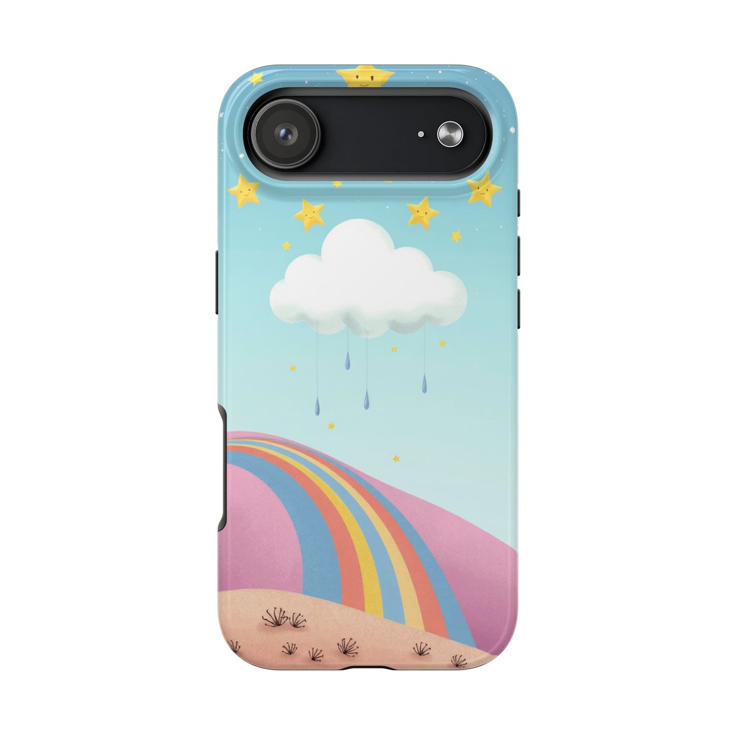 Colorful Rainbow Phone Case - Durable Tough Design for Adventurers