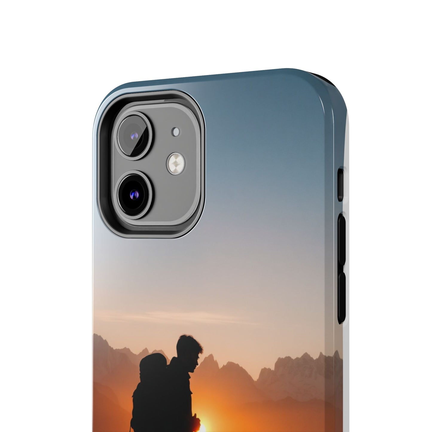 Explorer Adventure Sunset Mountain iPhone Case
