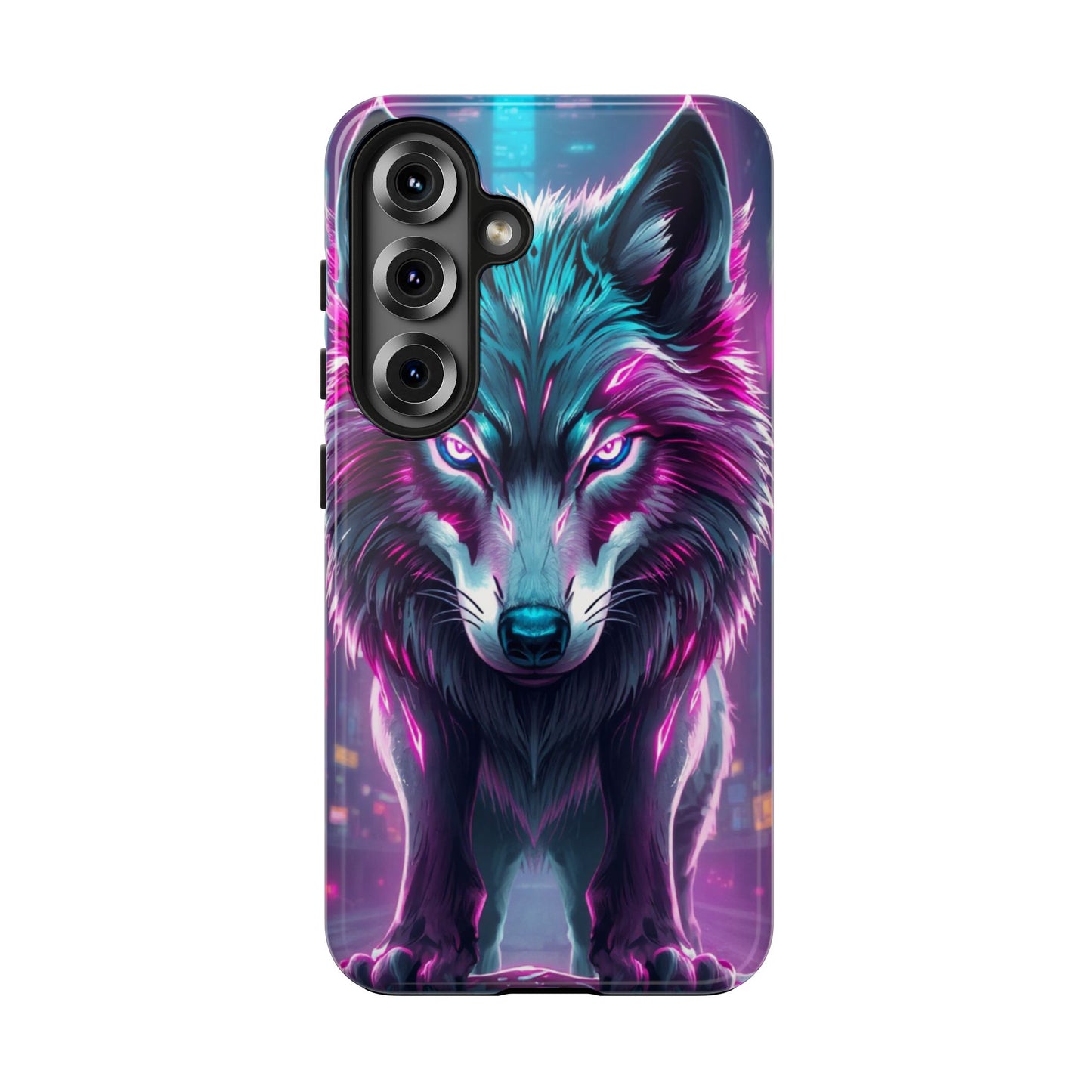 Fierce Wolf Phone Case - Tough & Vibrant Design for Animal Lovers