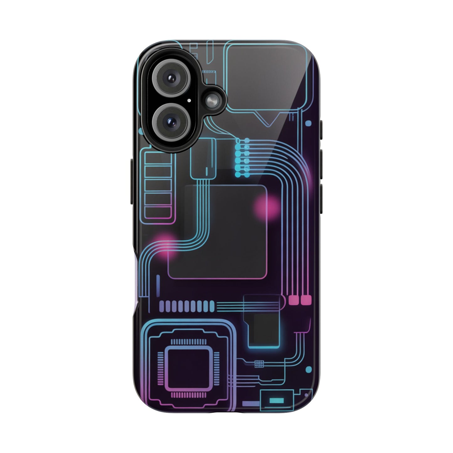 Cyberpunk Circuits Tough Phone Case