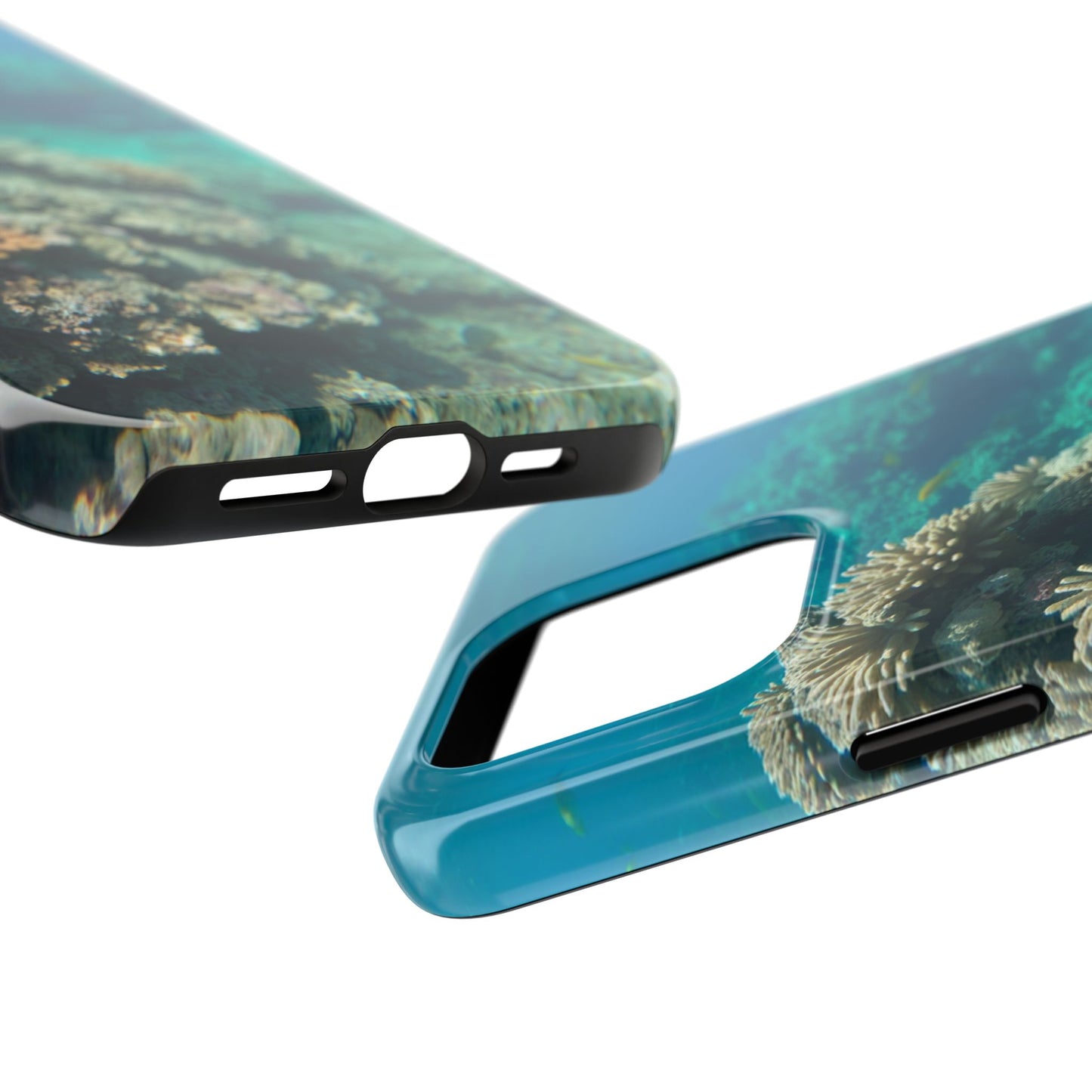 Coral Reef Tough Phone Case - Ocean Vibes Protection for Adventure Lovers