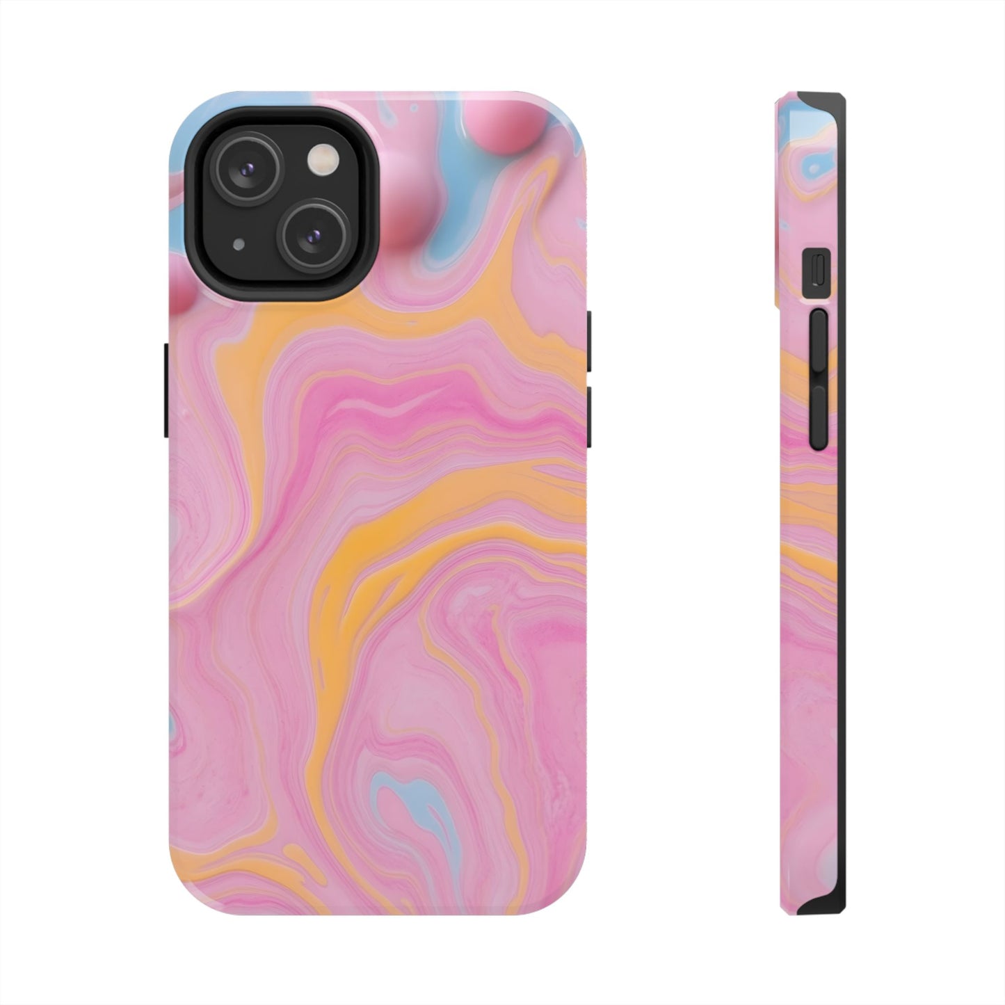 Liquid Candy Abstract Tough Phone Case - Durable Protection with Artistic Design - for iPhone