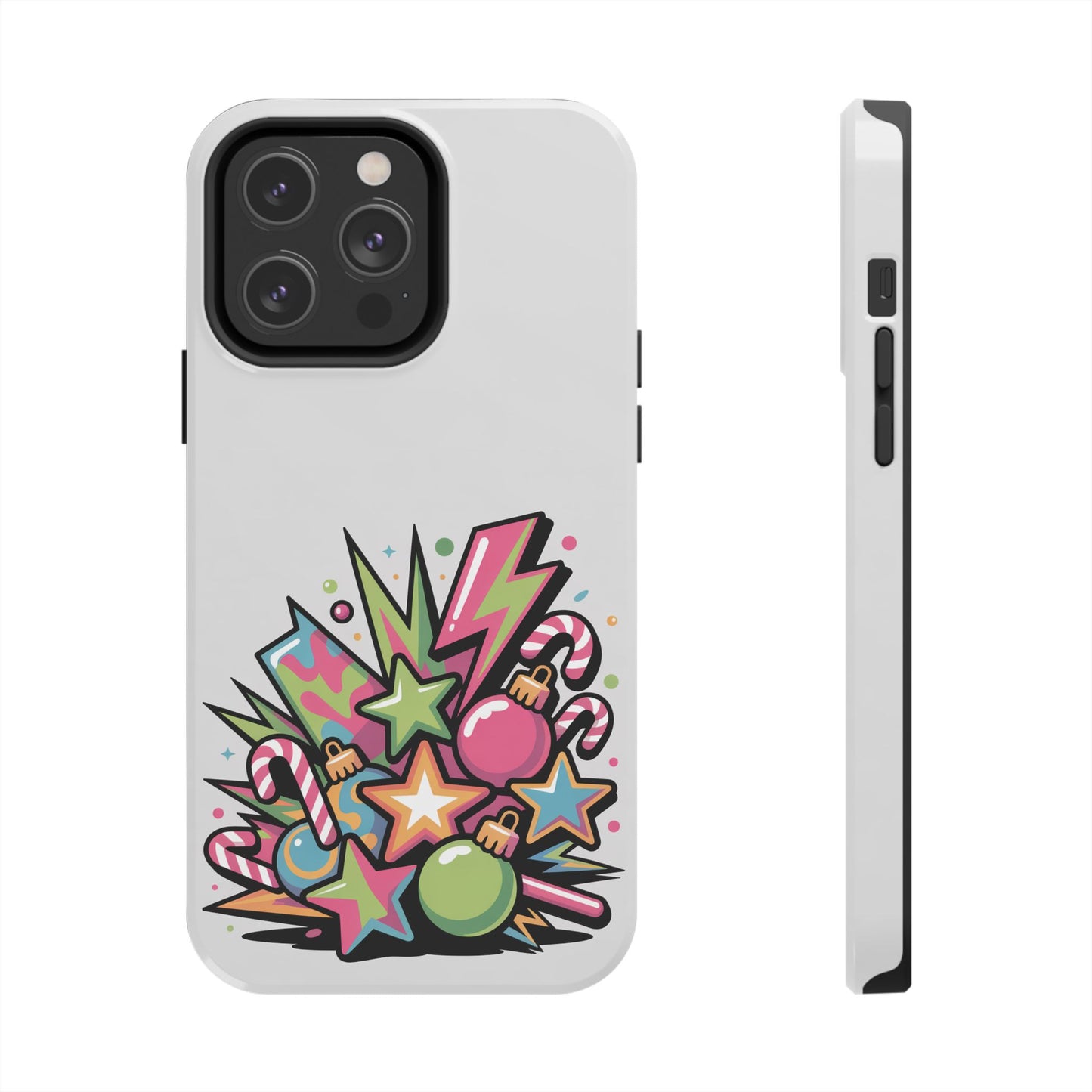 Colorful Explosion Retro Christmas Tough Phone Case