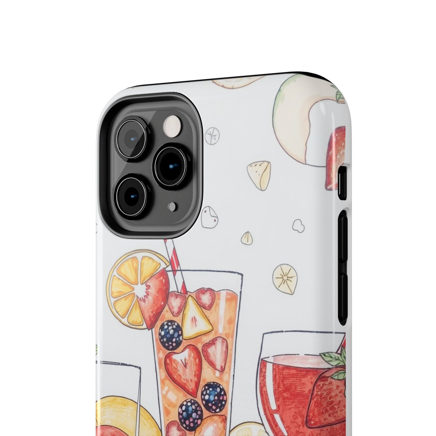 Colorful Fruit Cocktail Tough Phone Case - Perfect for Summer Vibes