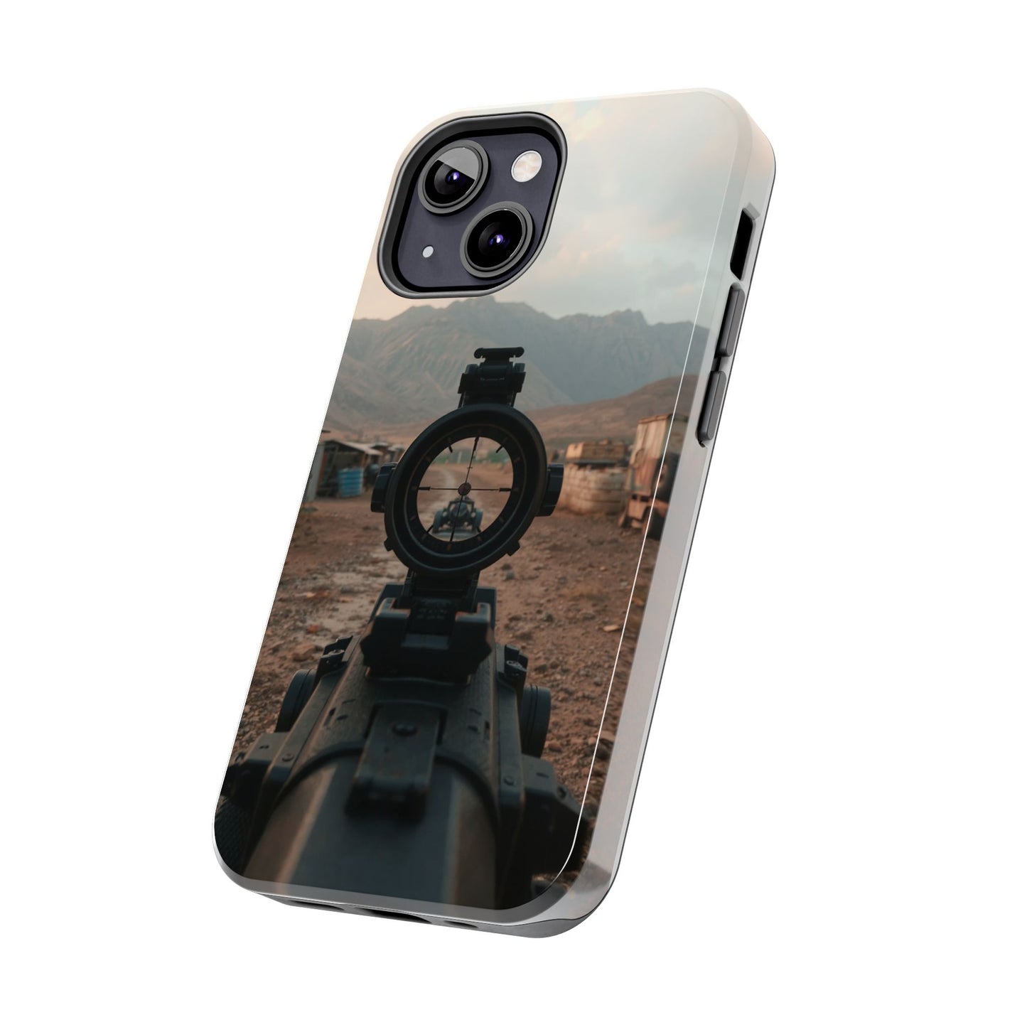 Tough Phone Case - Military Inspired Design with Sniper Scope