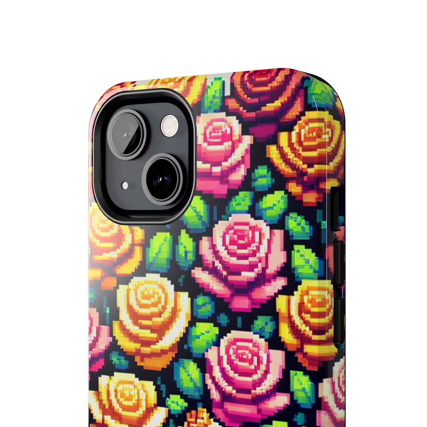 Vibrant Floral Tough Phone Case - Stylish Protection for Flower Lovers