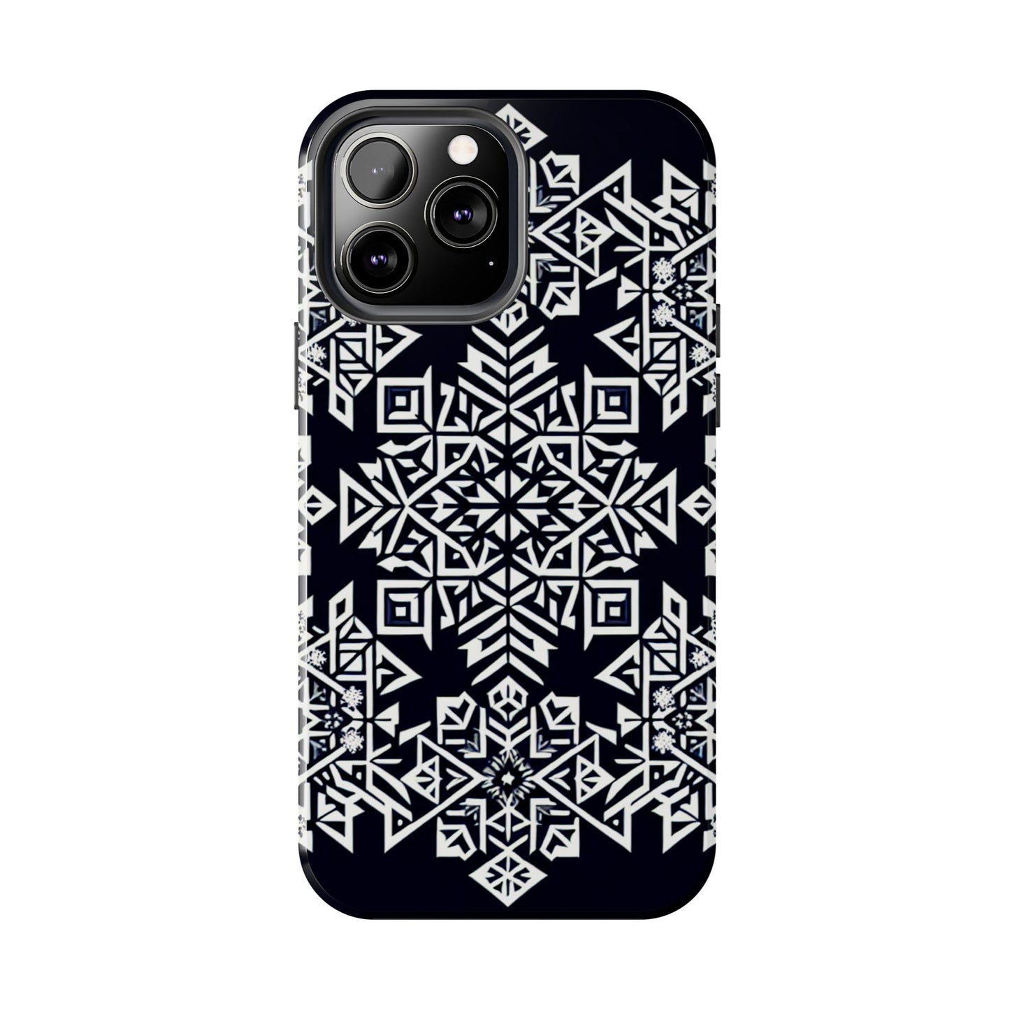 Winter Wonderland Tough Phone Case - Digital Snowflake - for iPhone